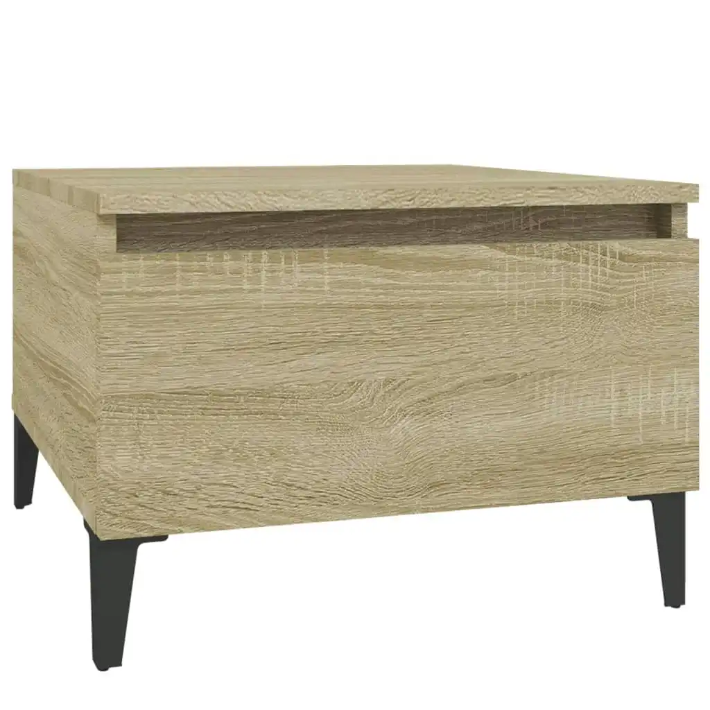 Side Table Sonoma Oak 50x46x35 cm Engineered Wood 819522