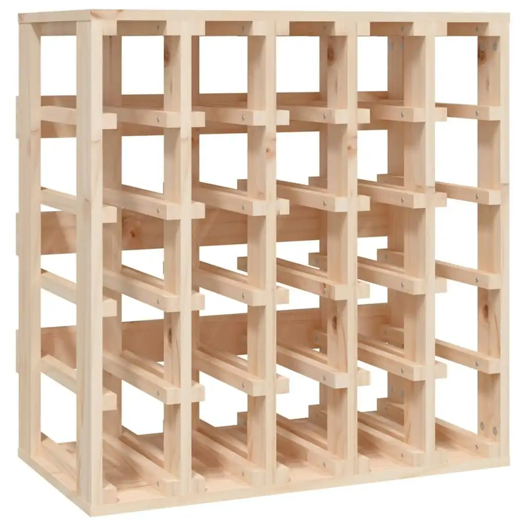 Wine Rack 58.5x33x60.5 cm Solid Wood Pine 822526