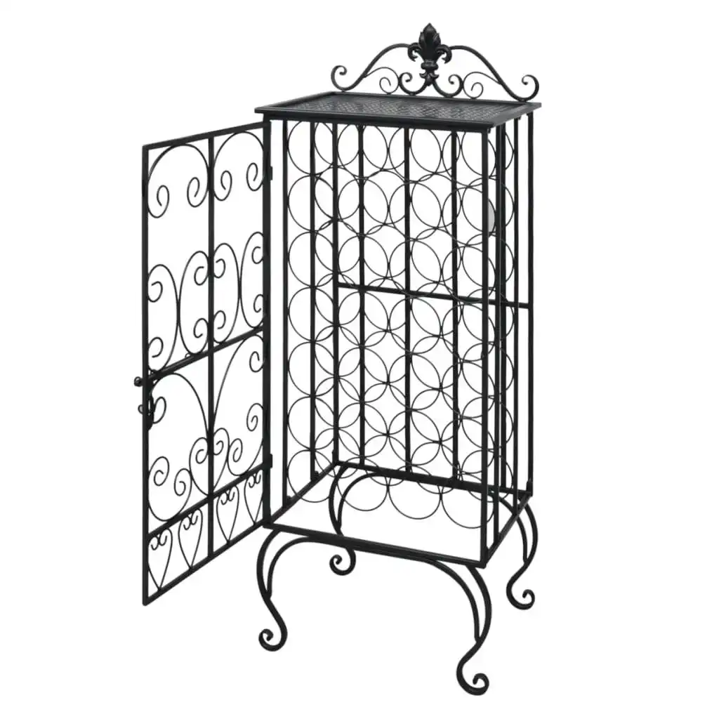 Wine Rack for 28 Bottles Metal 240937