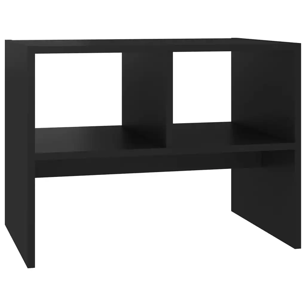 Side Table Black 60x40x45 cm Engineered Wood 806706