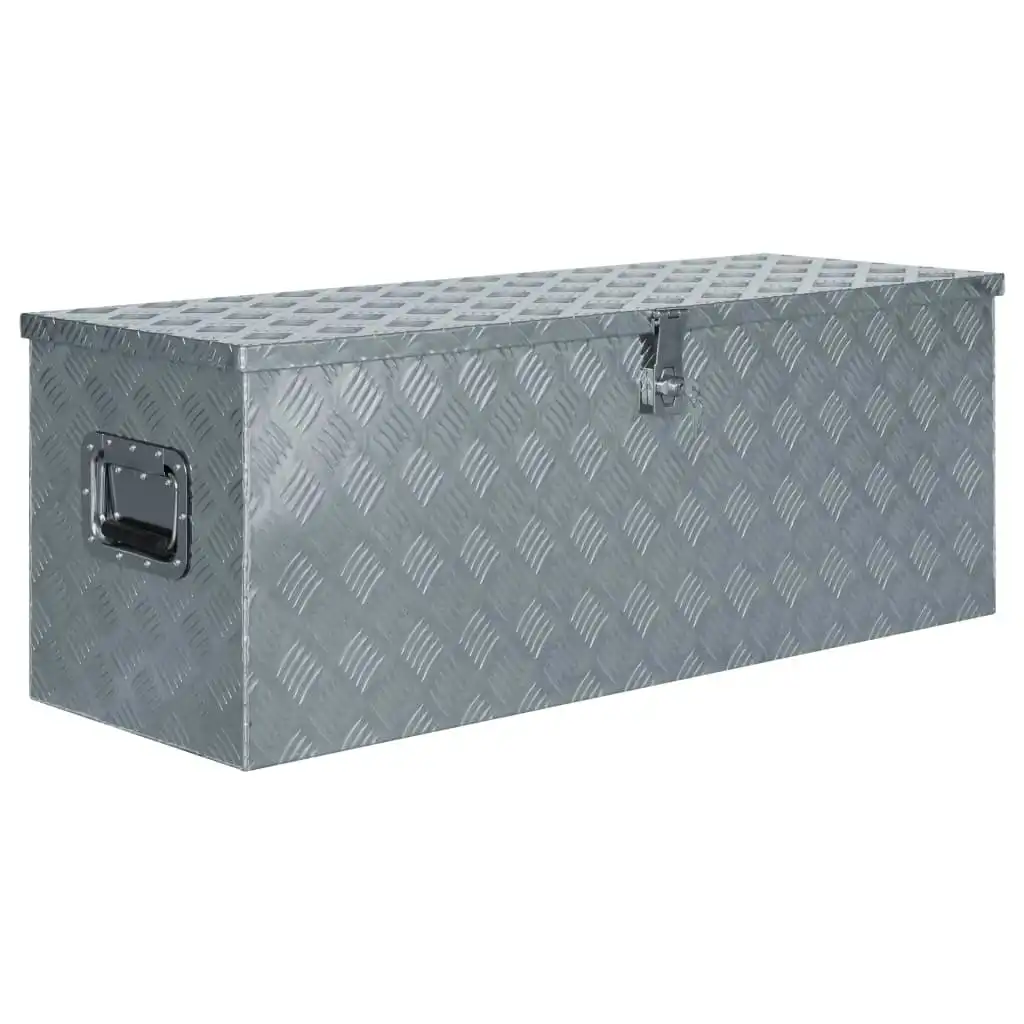 Aluminium Box 110.5x38.5x40 cm Silver 142941