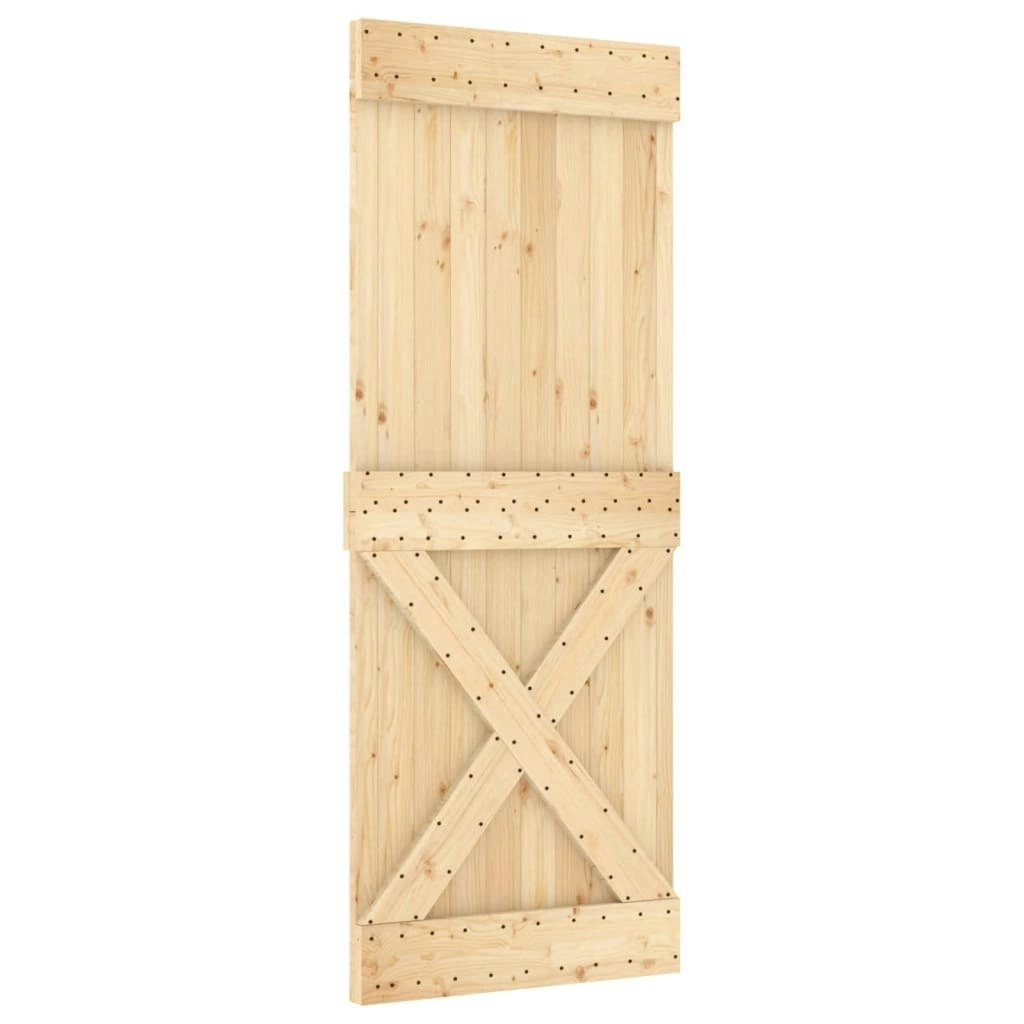 Door NARVIK 80x210 cm Solid Wood Pine 154443