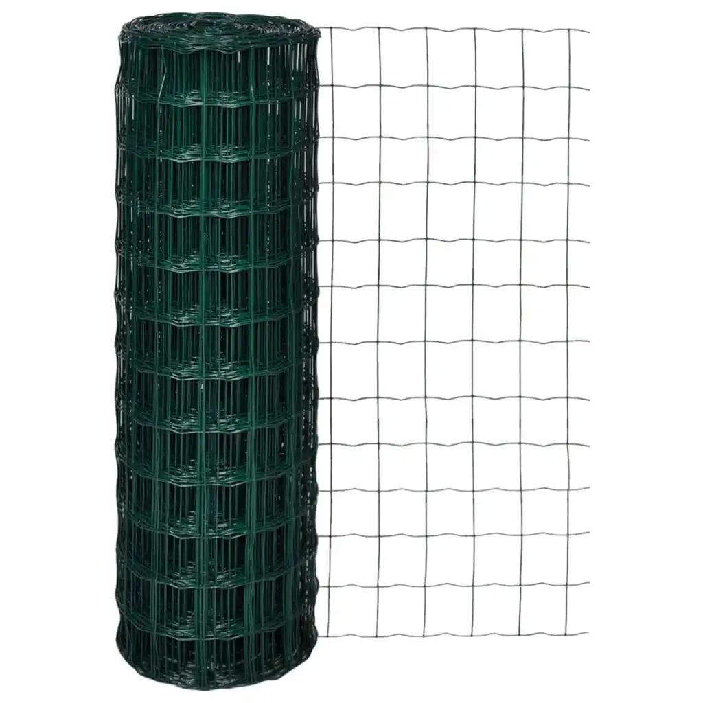 Euro Fence Steel 25x1.2 m Green 140580