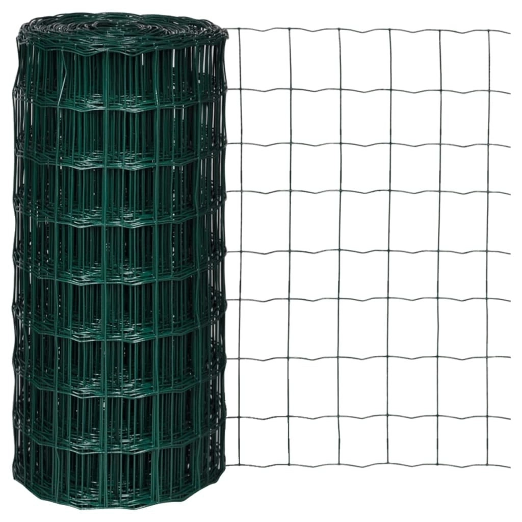 Euro Fence Steel 10x0.8 m Green 140572