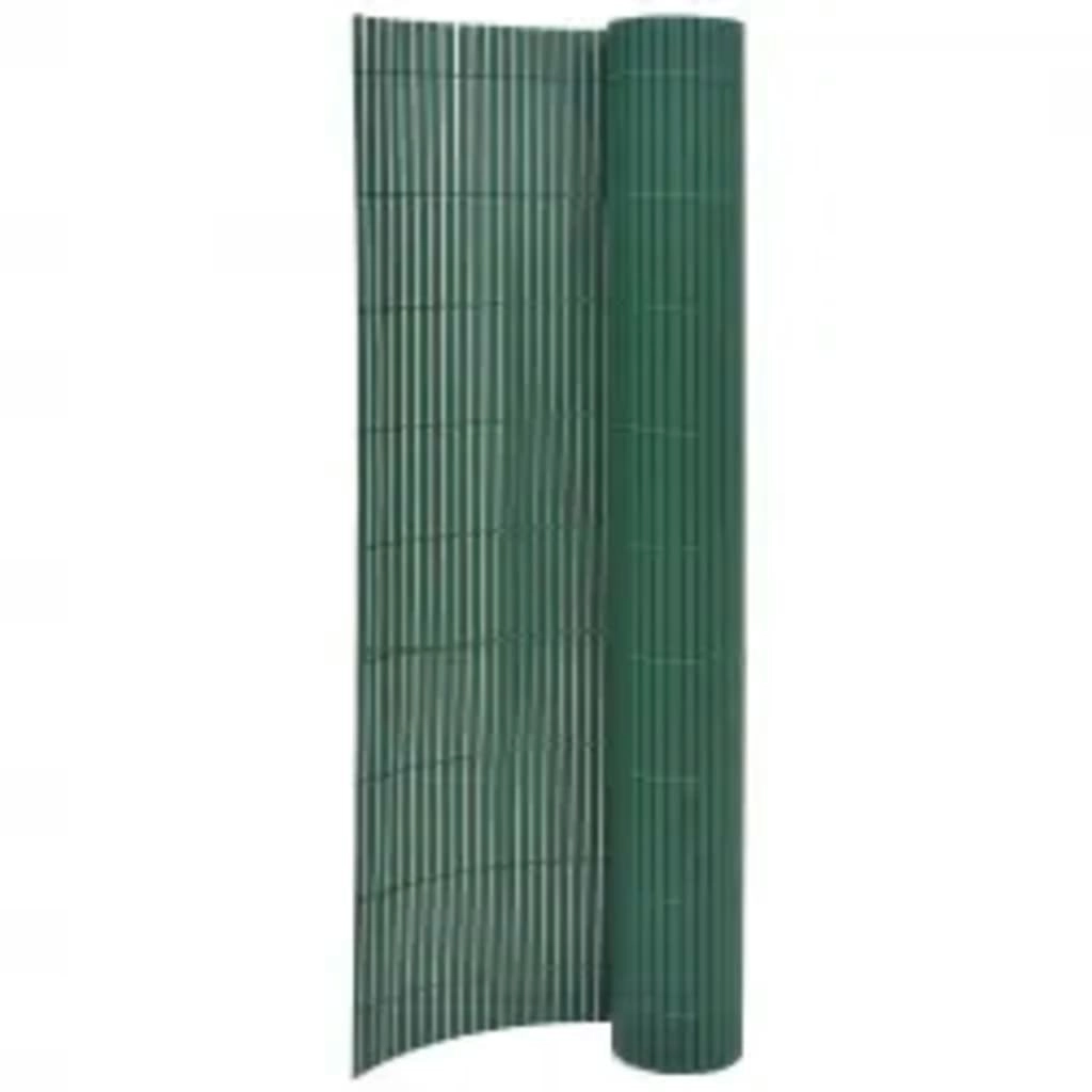 Double-Sided Garden Fence 110x500 cm Green 317162