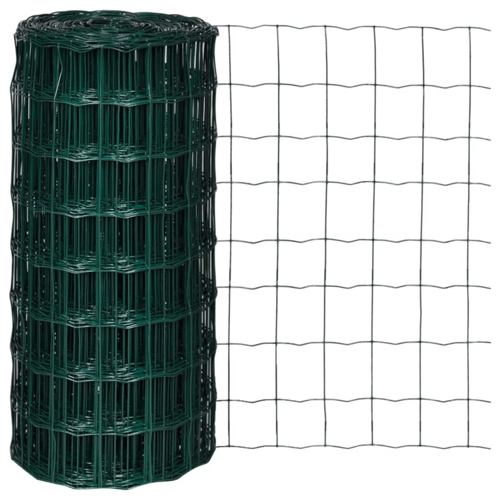 Euro Fence Steel 25x0.8 m Green 140578