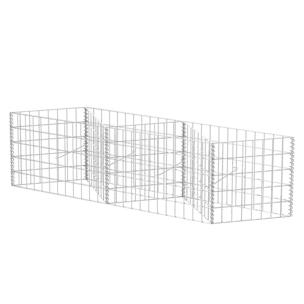 Gabion Basket Galvanised Steel 120x30x50 cm 142540