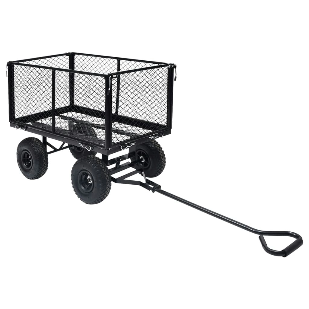 Garden Hand Trolley Black 350 kg 92582