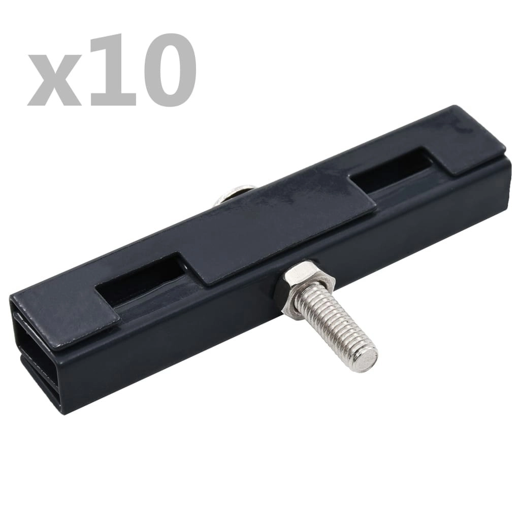 Garden U Mat Connector 10 Sets Anthracite 144495