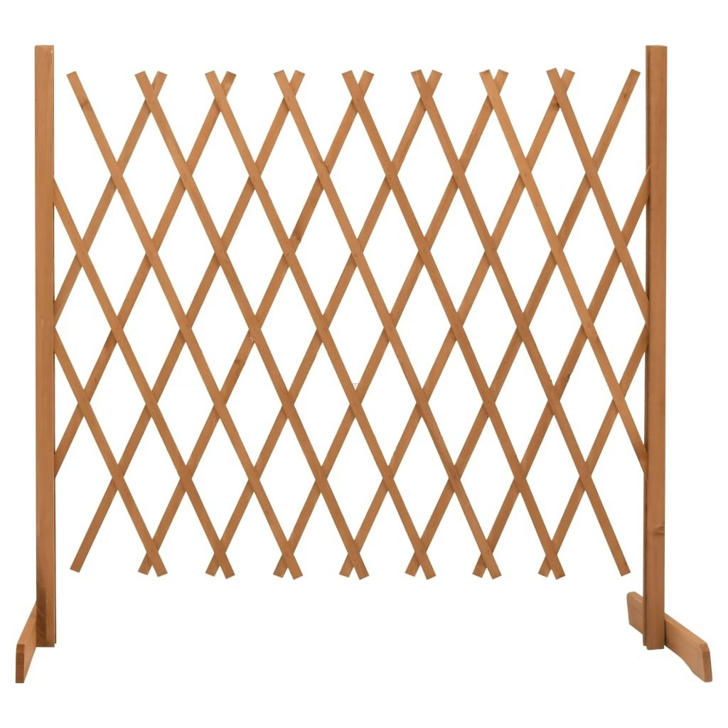 Garden Trellis Fence Orange 180x100 cm Solid Firwood 314828