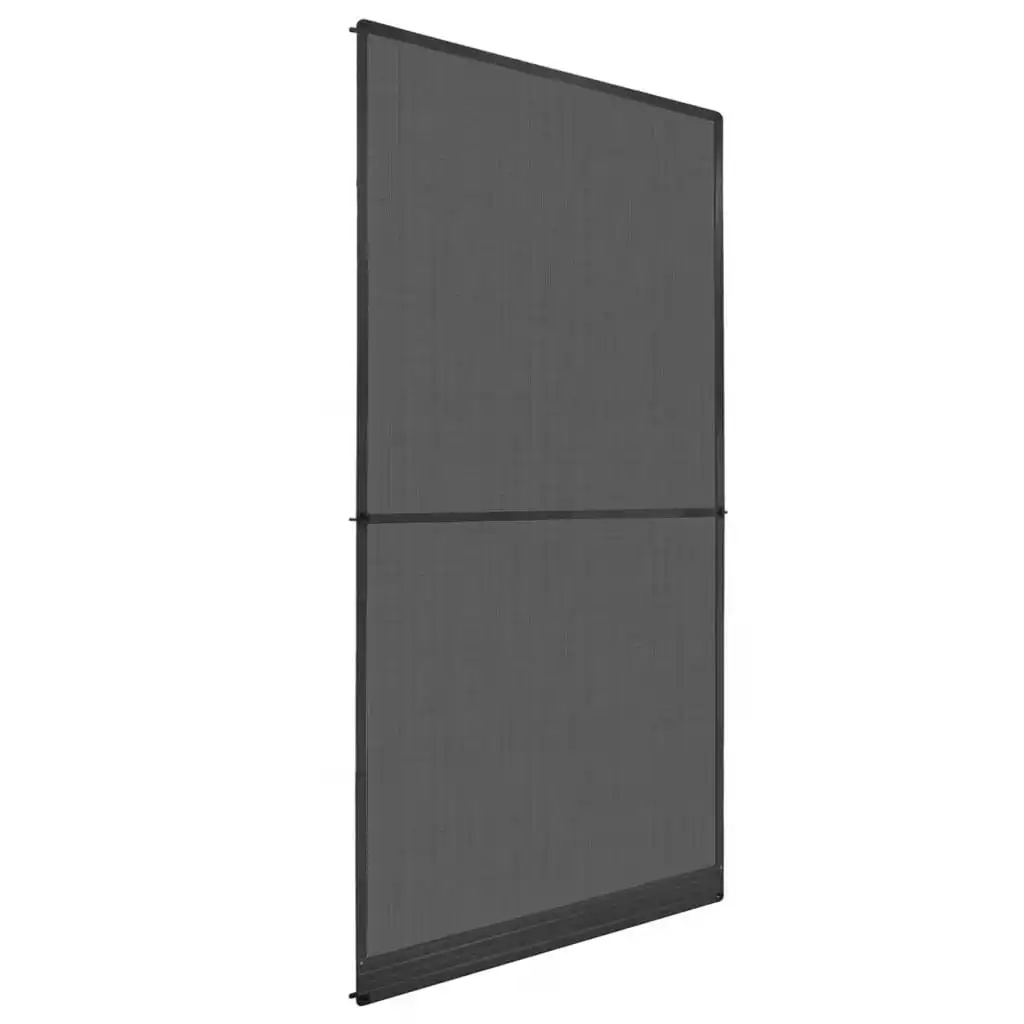 Hinged Insect Screen for Doors Anthracite 120x240 cm 148714