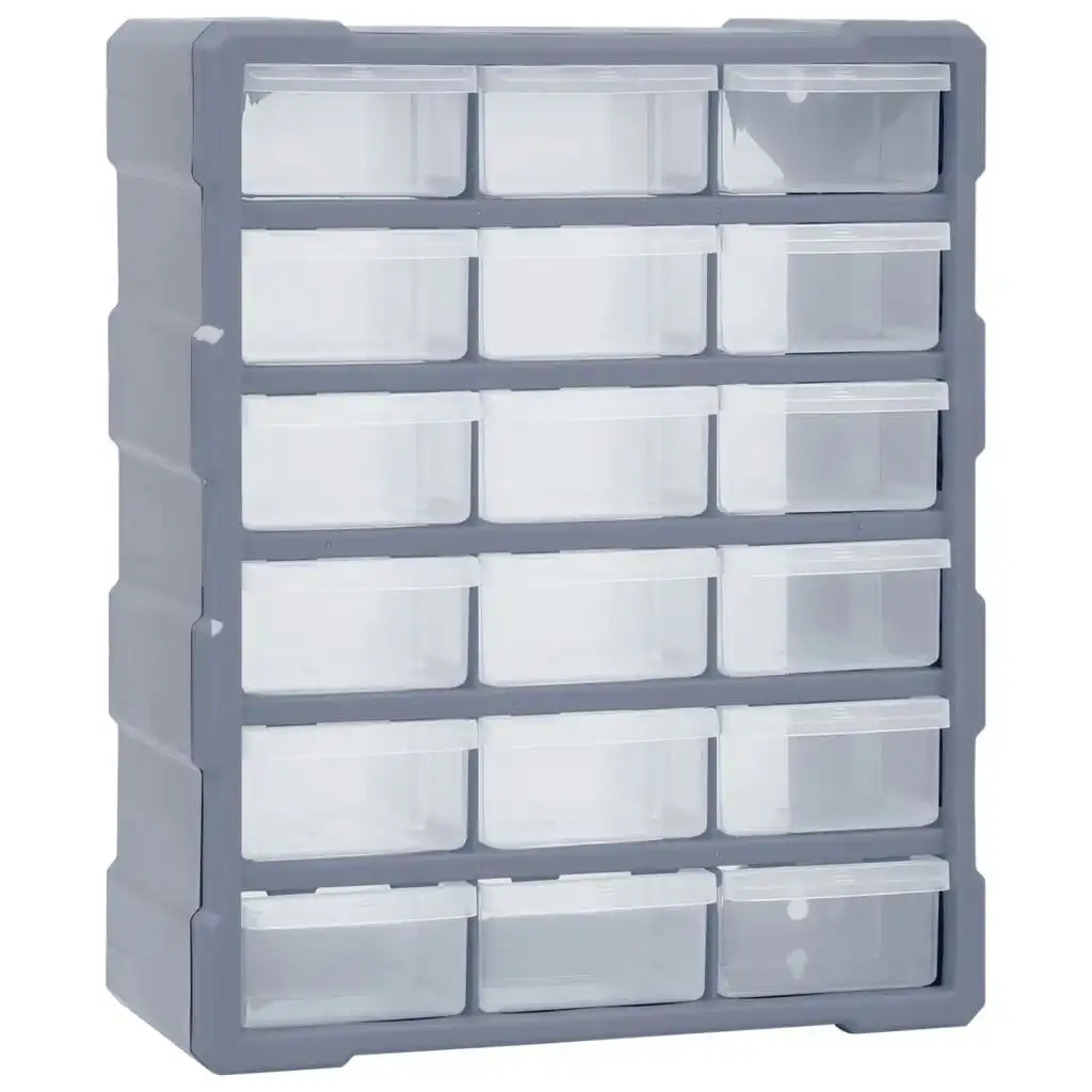 Multi-drawer Organiser with 18 Middle Drawers 38x16x47 cm 149598