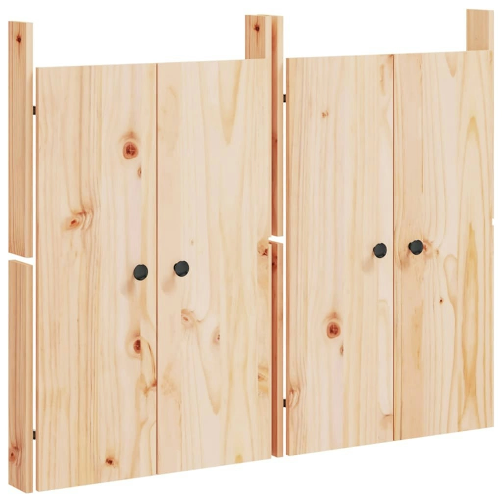 Outdoor Kitchen Doors 2 pcs 50x9x82 cm Solid Wood Pine 832358