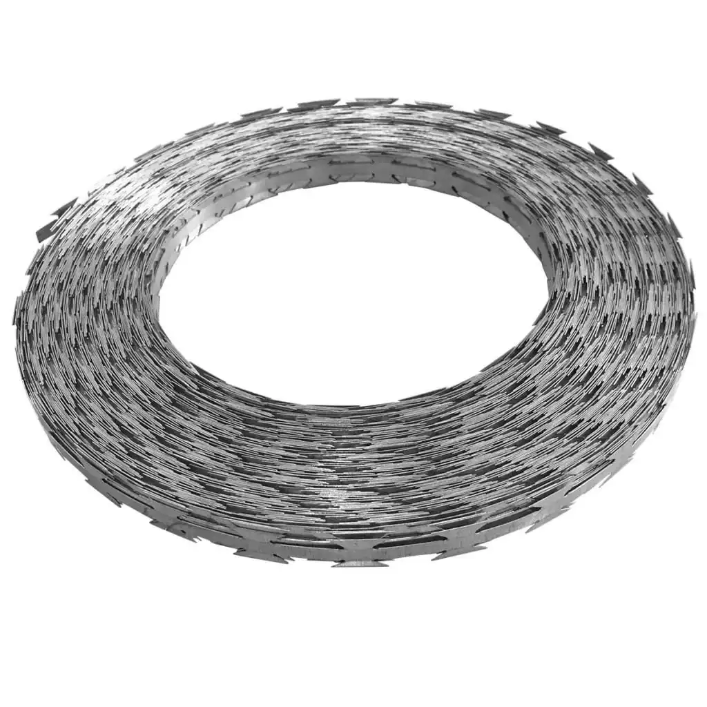 Razor Concertina Wire Galvanised Steel 500 m 143336