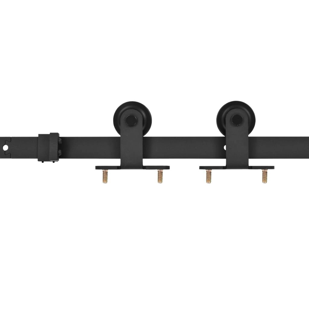 Sliding Door SKIEN Hardware Kit 200 cm Steel Black 145263