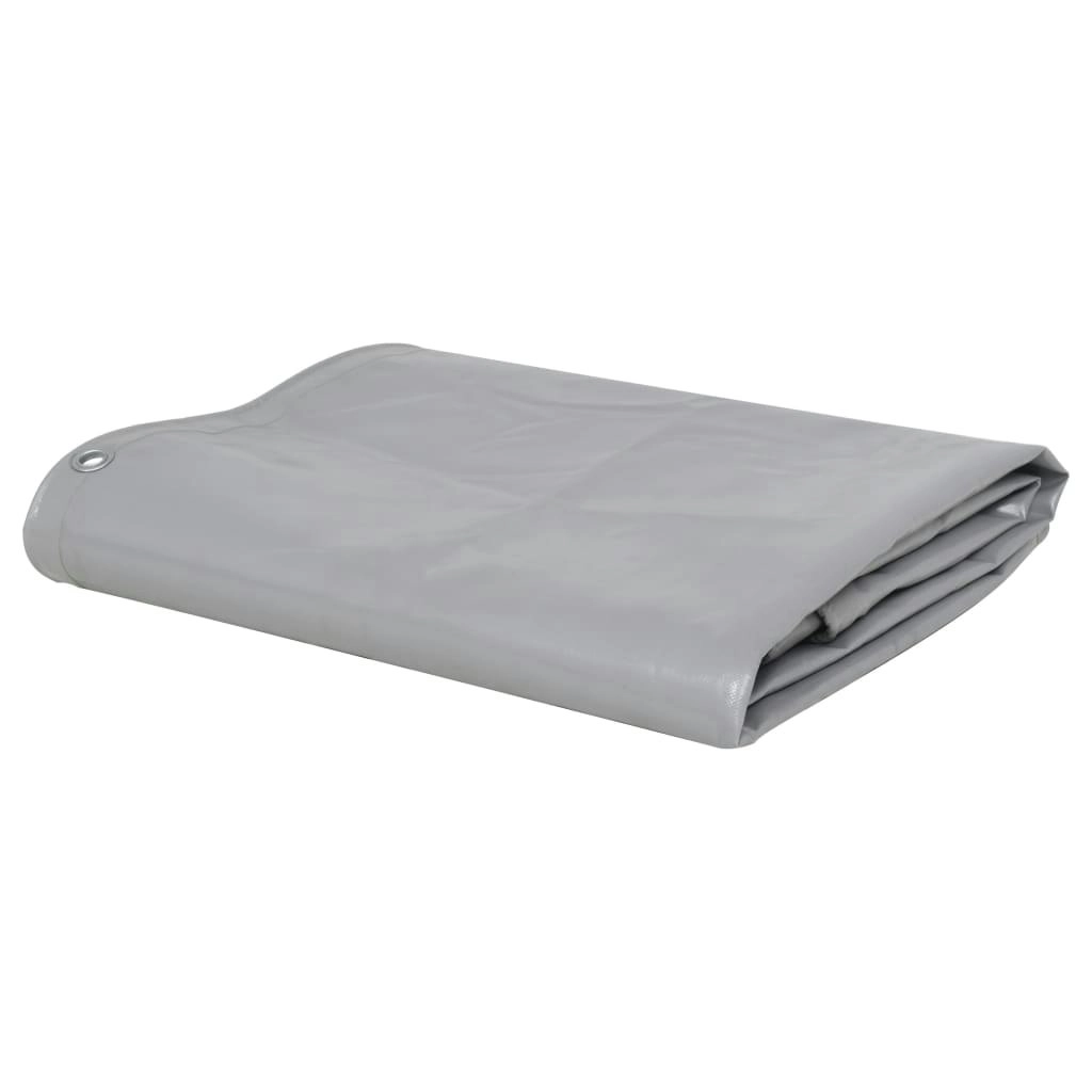 Tarpaulin 650 g/mÂ² 2.5x3.5 m Grey 144890