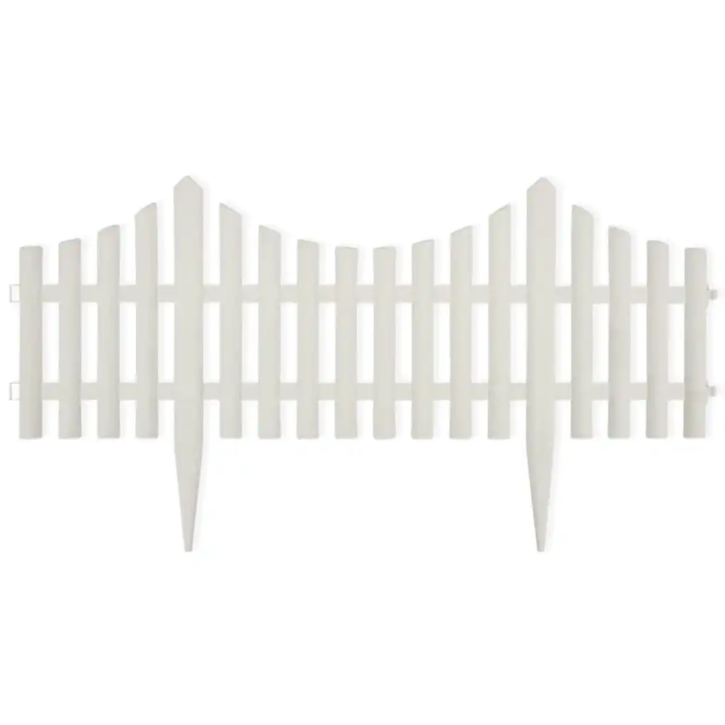 White Lawn Divider 17 pcs / 10 m 41227