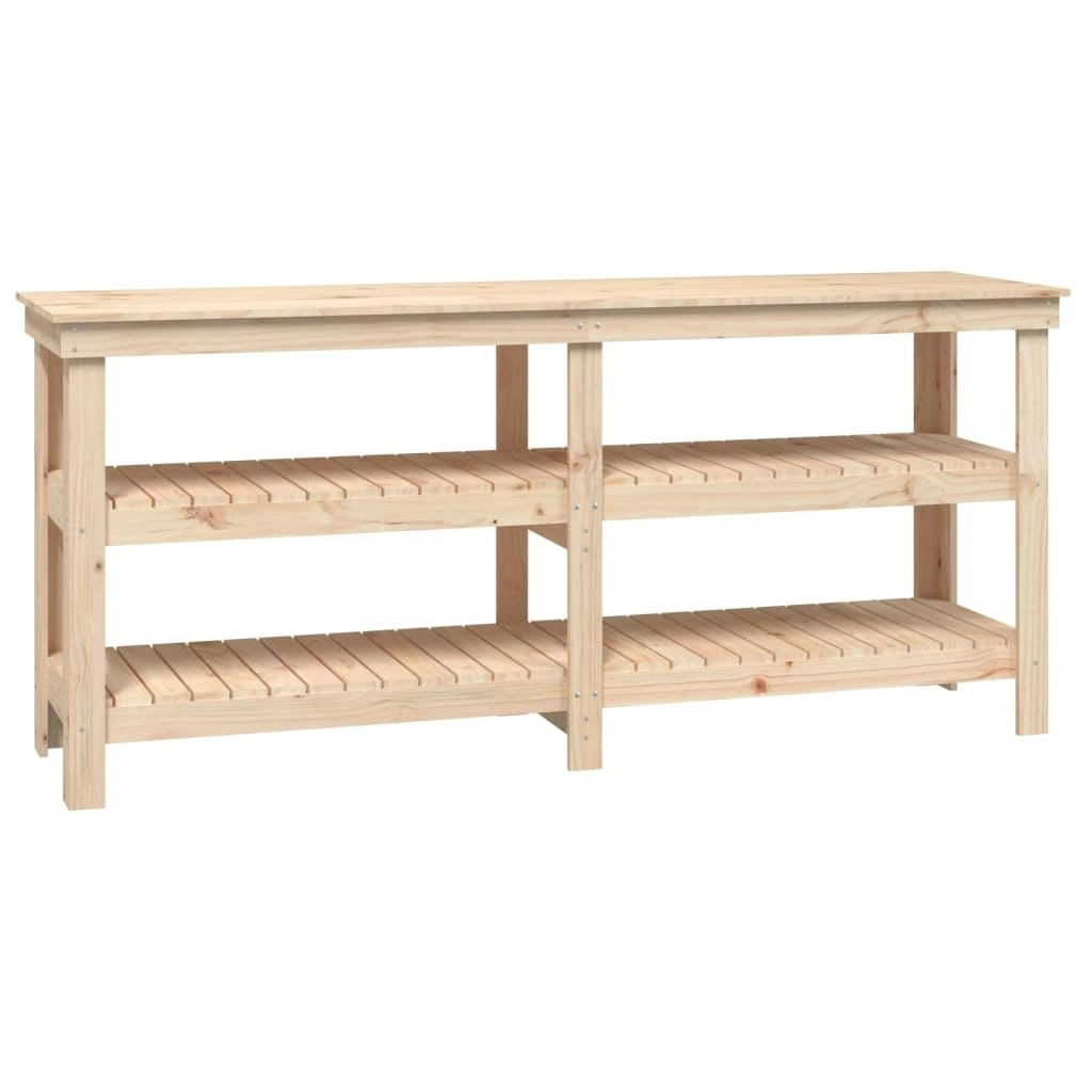 Work Bench 181x50x80 cm Solid Wood Pine 823654