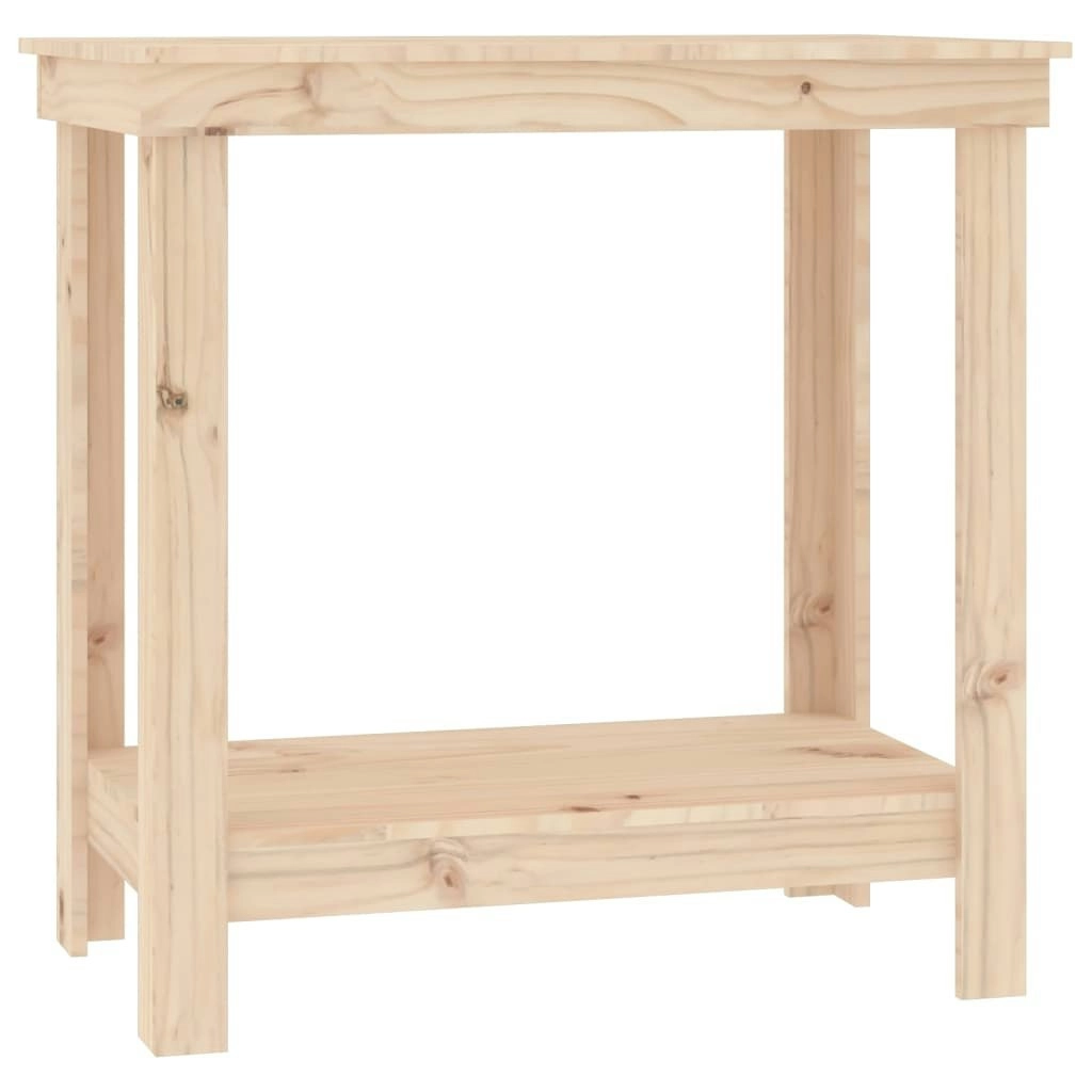 Work Bench 80x50x80 cm Solid Wood Pine 822496