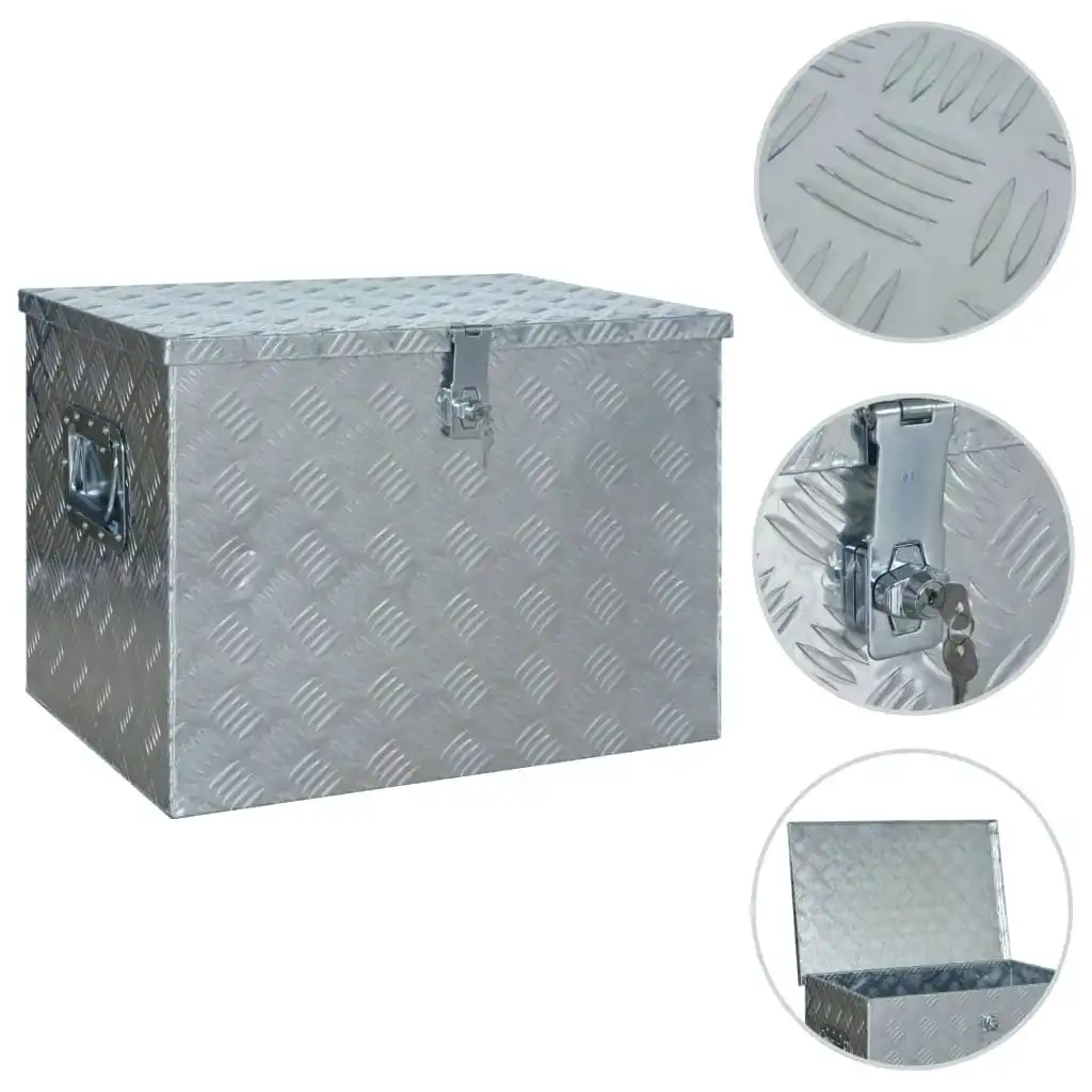 Aluminium Box 610x430x455 mm Silver 144847