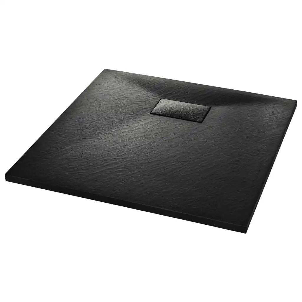 Shower Base Tray SMC Black 90x90 cm 144779