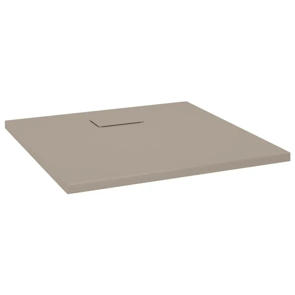 Shower Base Tray SMC Brown 90x90 cm 148925