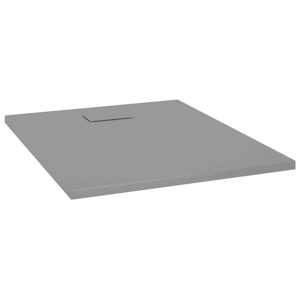 Shower Base Tray SMC Grey 100x80 cm 148935