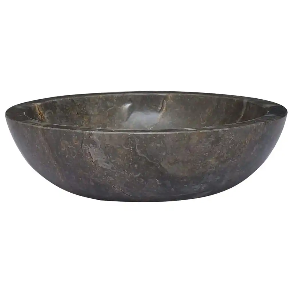 Sink Grey Ã˜40x12 cm Marble 149157