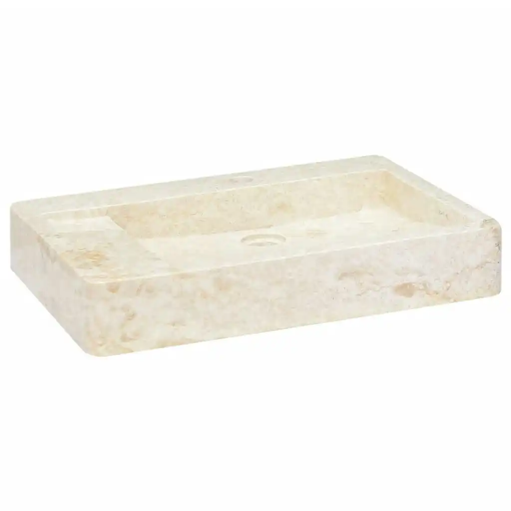 Sink Cream 58x39x10 cm Marble 149159