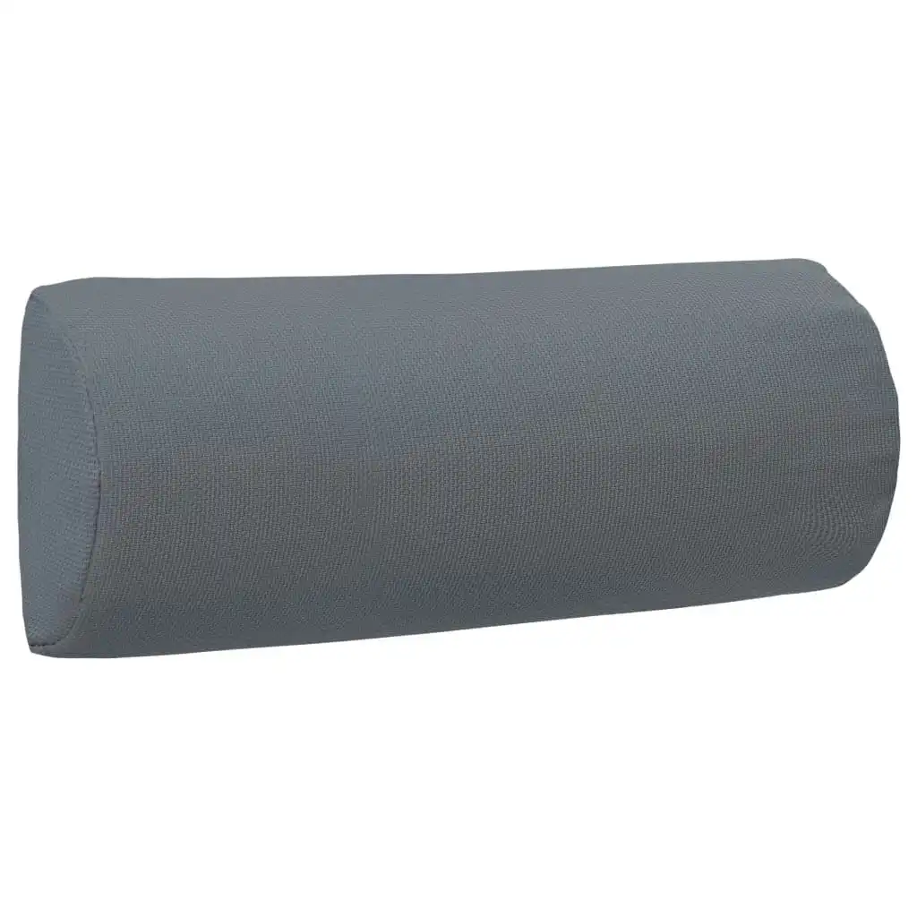 Deck Chair Headrest Grey 40x7.5x15 cm Textilene 47931