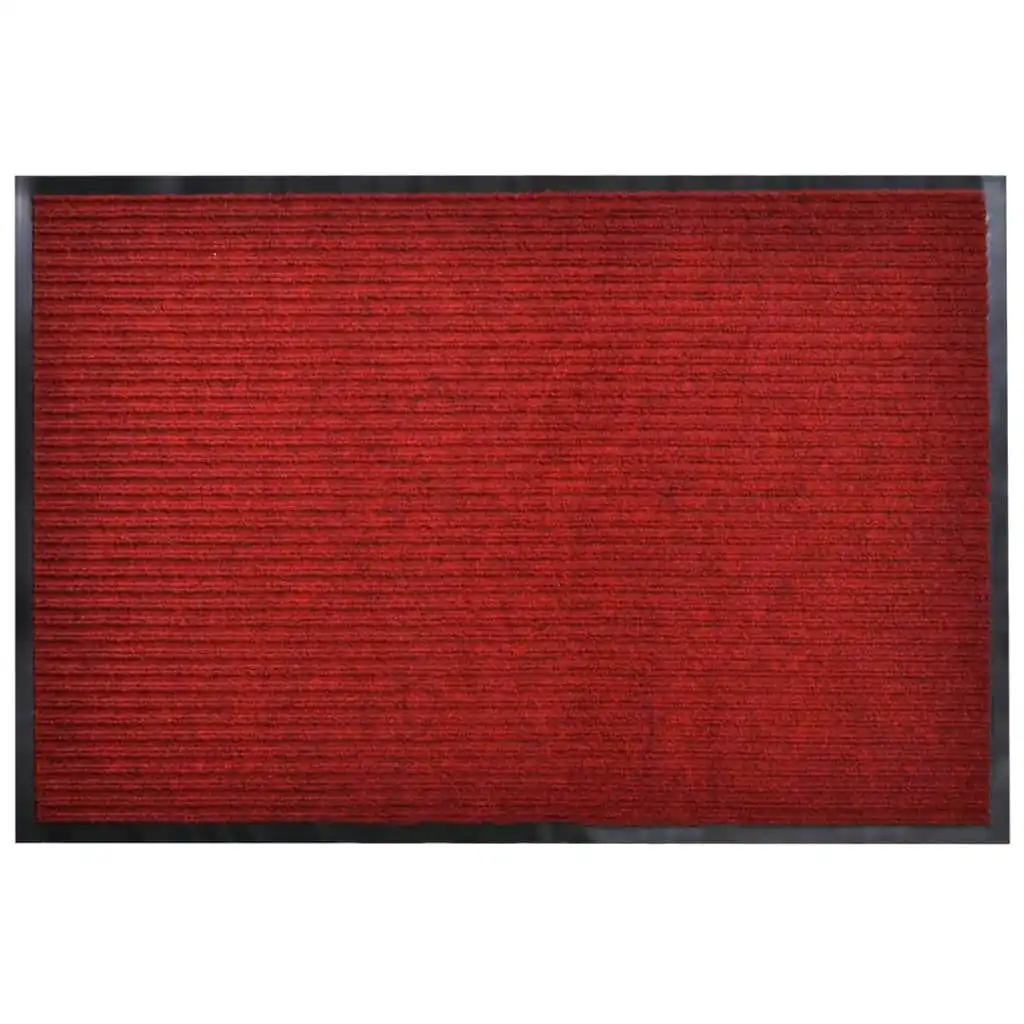 Door Mat 90 x 60 cm PVC Red 241269