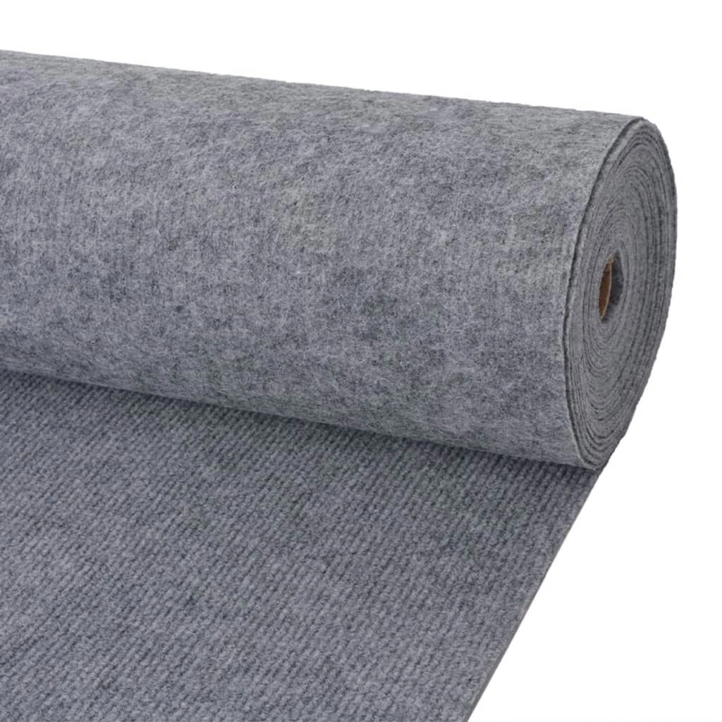 Exhibition Carpet Rib 1.2x10 m Grey 287671