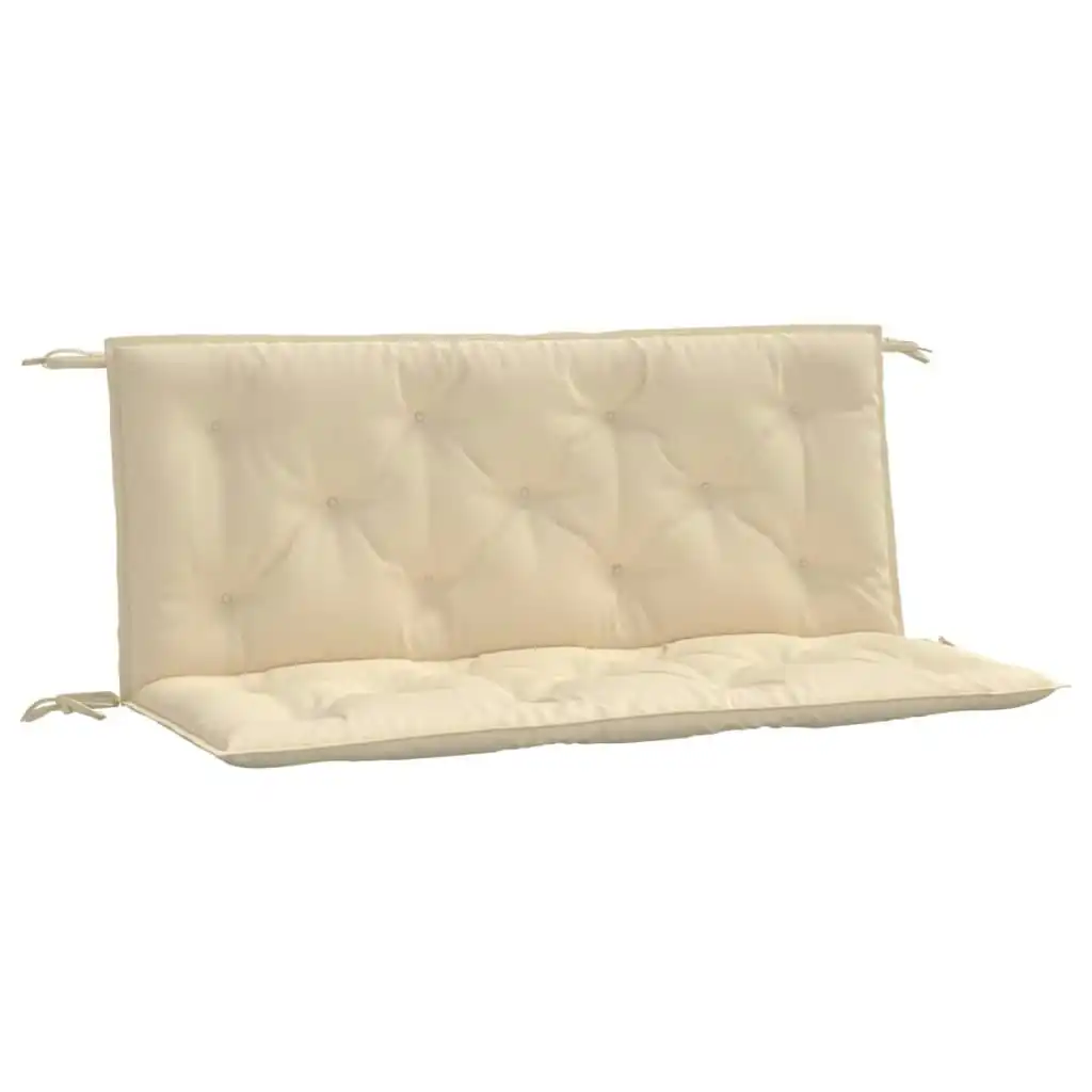 Garden Bench Cushions 2 pcs Beige 120x50x7 cm Oxford Fabric 361681