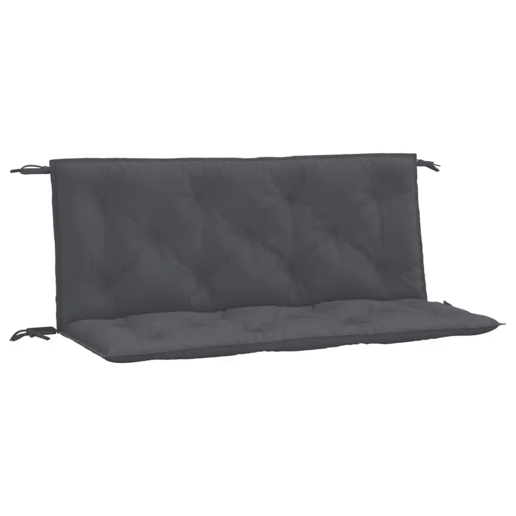 Garden Bench Cushions 2pcs Anthracite 120x50x7cm Oxford Fabric 361678