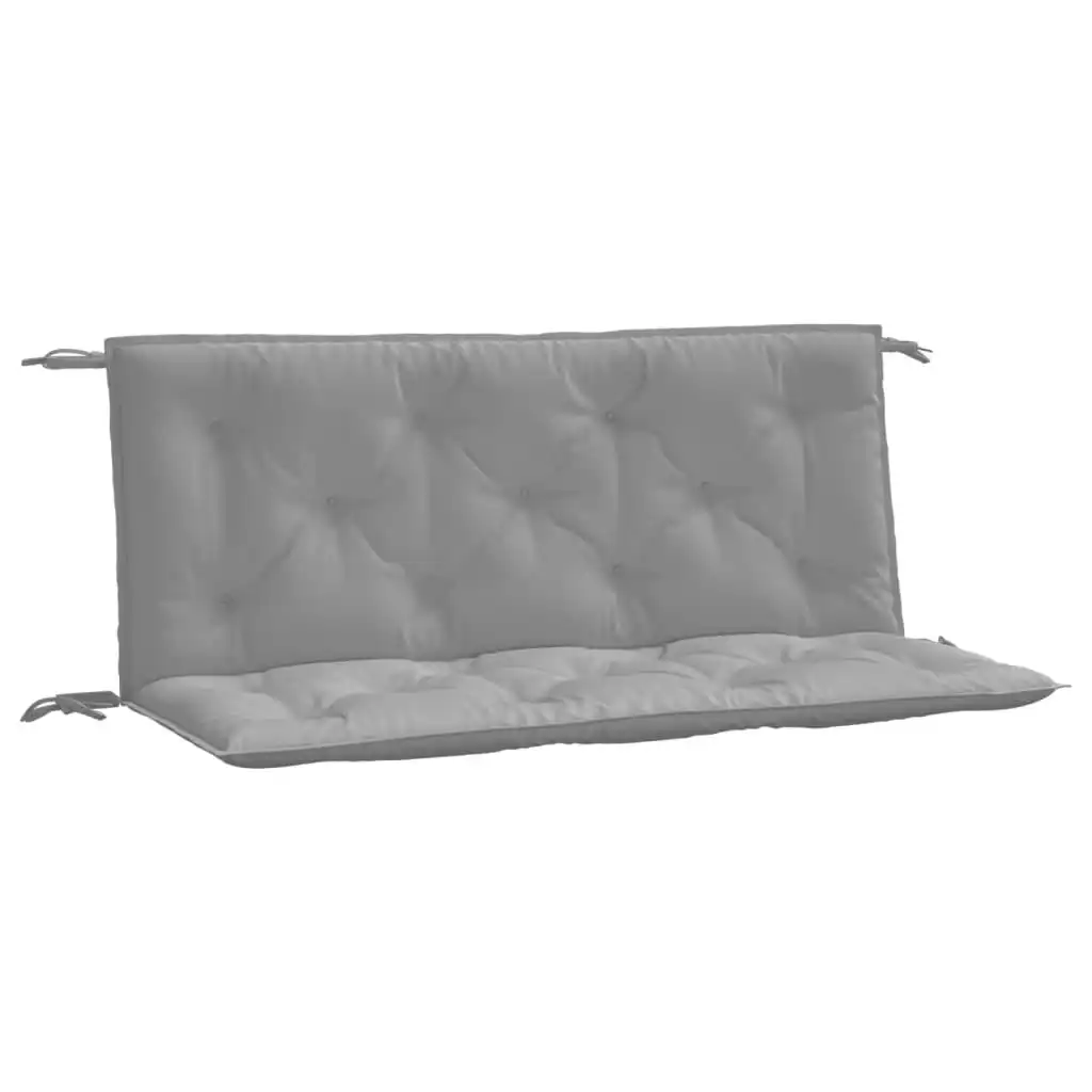 Garden Bench Cushions 2pcs Grey 120x50x7cm Oxford Fabric 361679