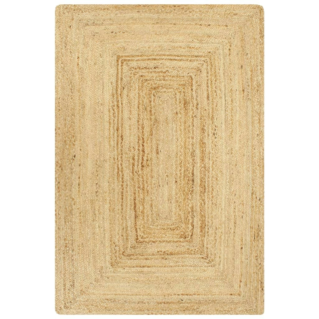 Handmade Rug Jute Natural 160x230 cm 133730