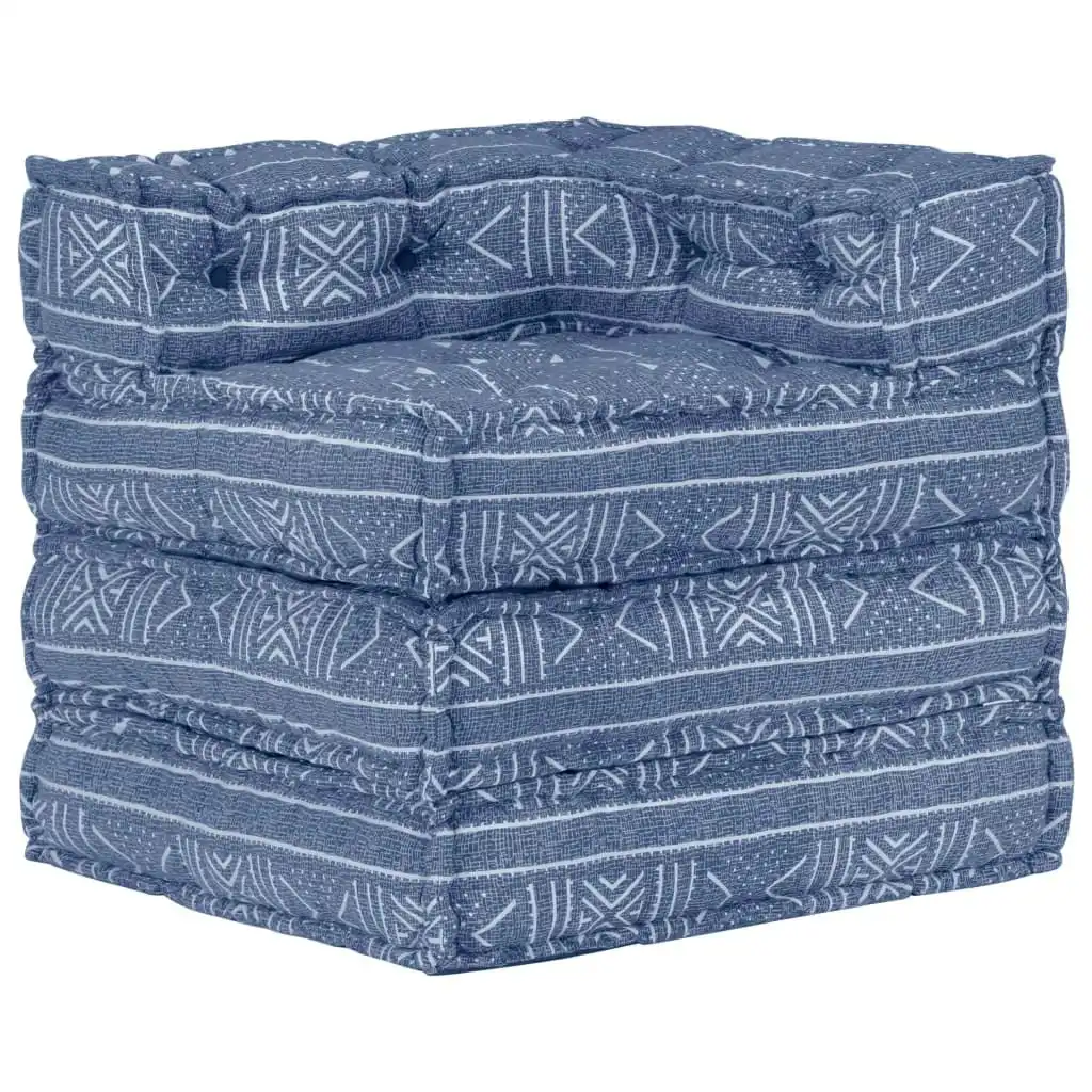 Modular Pouffe Indigo Fabric 287701