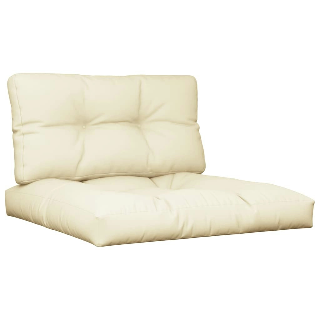 Pallet Cushions 2 pcs Cream Fabric 314515