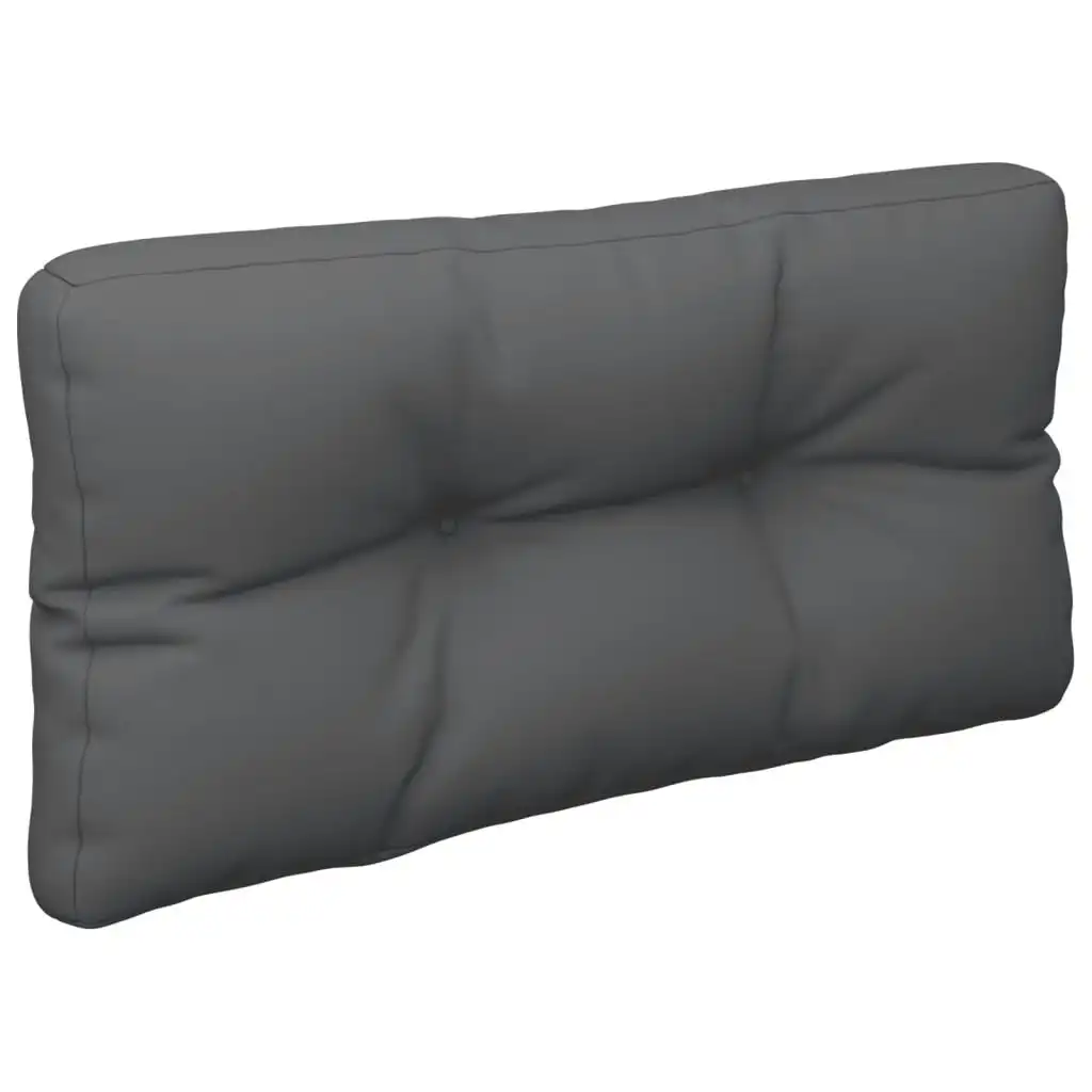 Pallet Cushion Anthracite 70x40x12 cm Fabric 314448