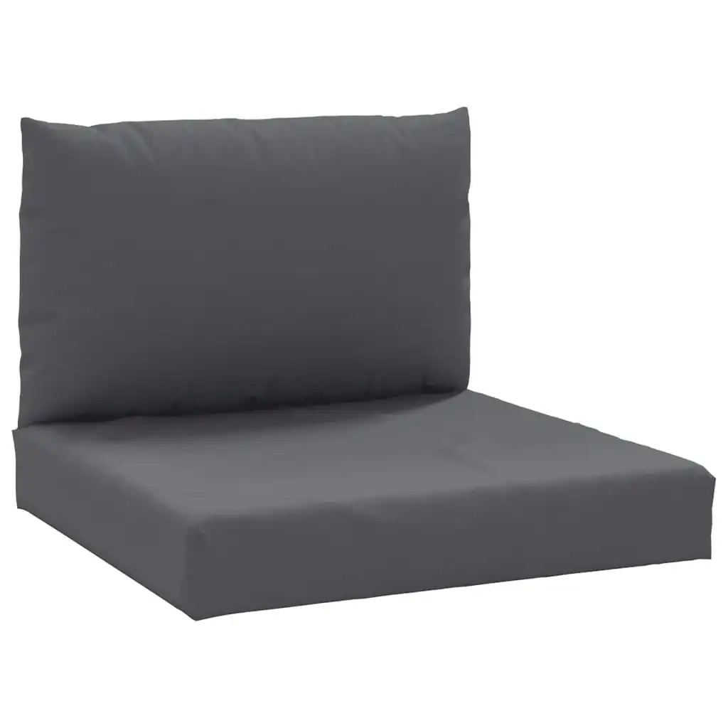 Pallet Cushions 2 pcs Anthracite Oxford Fabric 361754