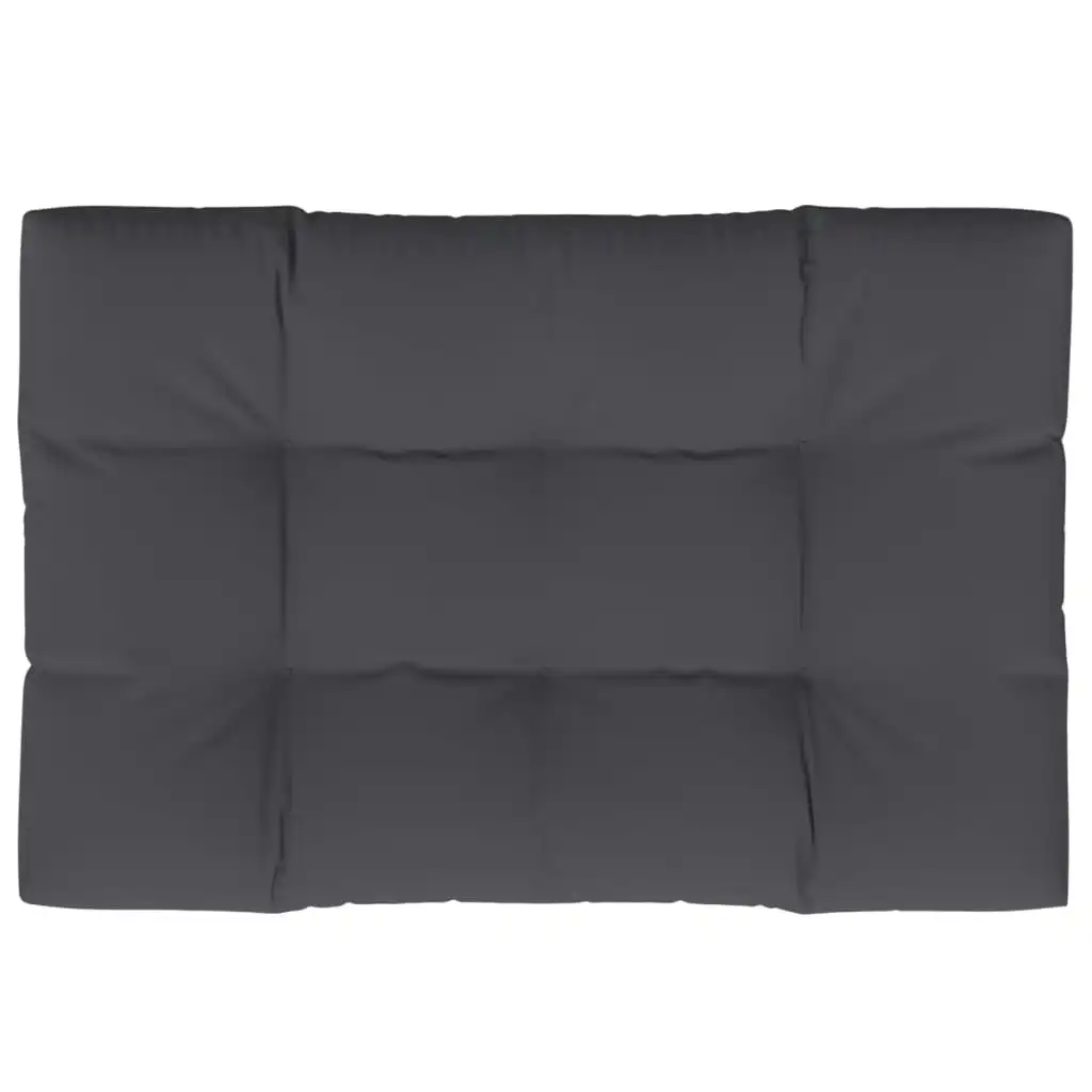 Pallet Cushion Anthracite 120x80x12 cm Fabric 314413