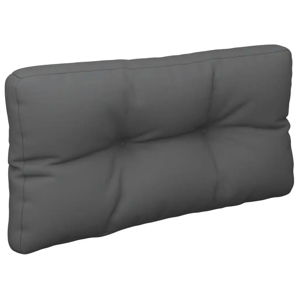 Pallet Cushion Anthracite 80x40x12 cm Fabric 315237