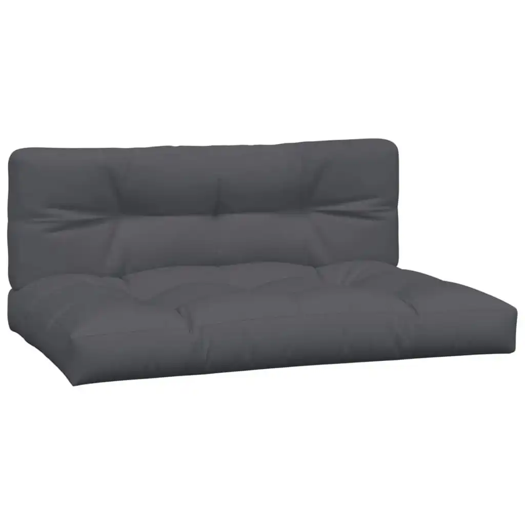 Pallet Cushions 2 pcs Anthracite Fabric 314543