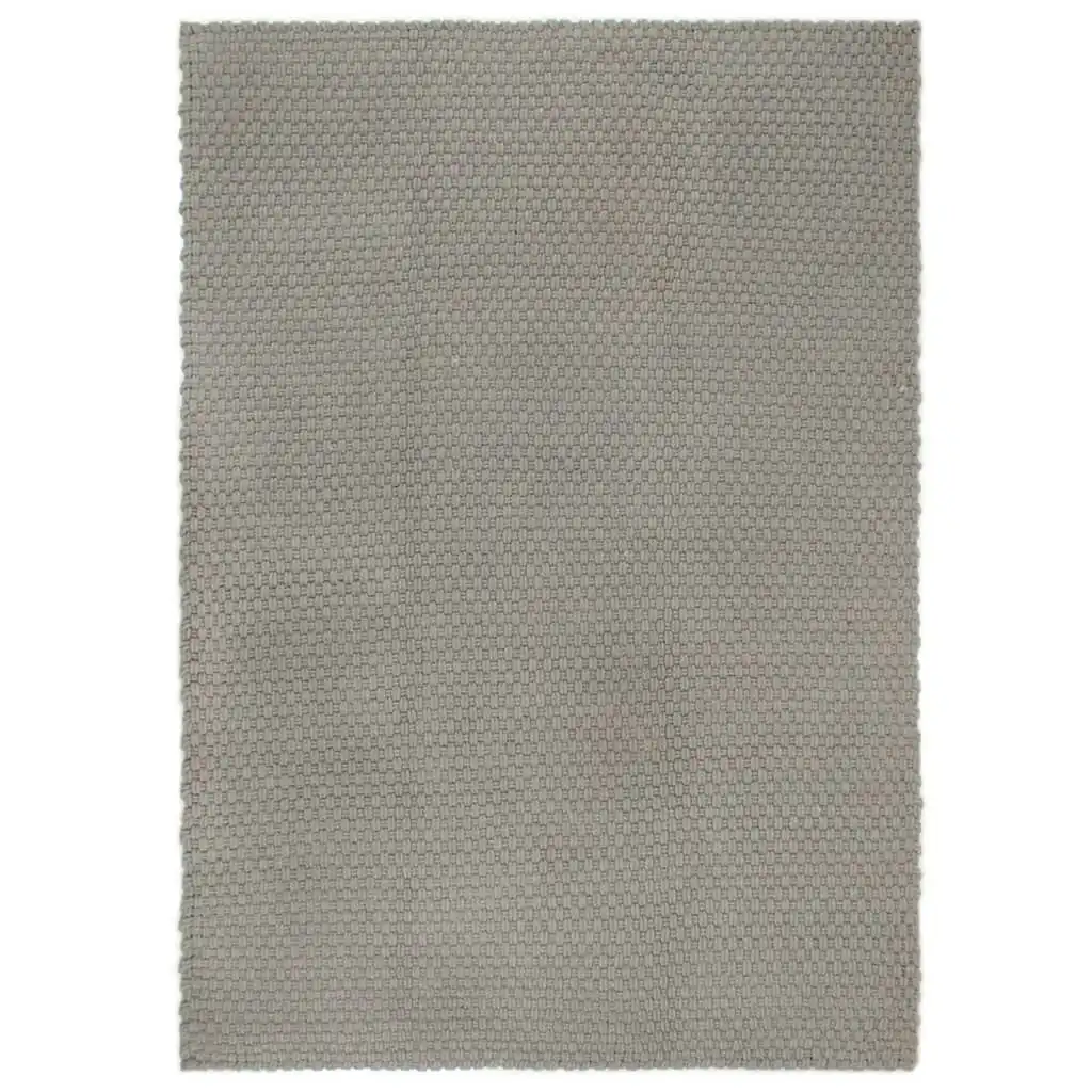 Rug Rectangular Grey 80x160 cm Cotton 345120