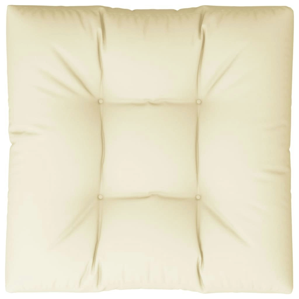 Pallet Cushion Cream 80x80x12 cm Fabric 314404