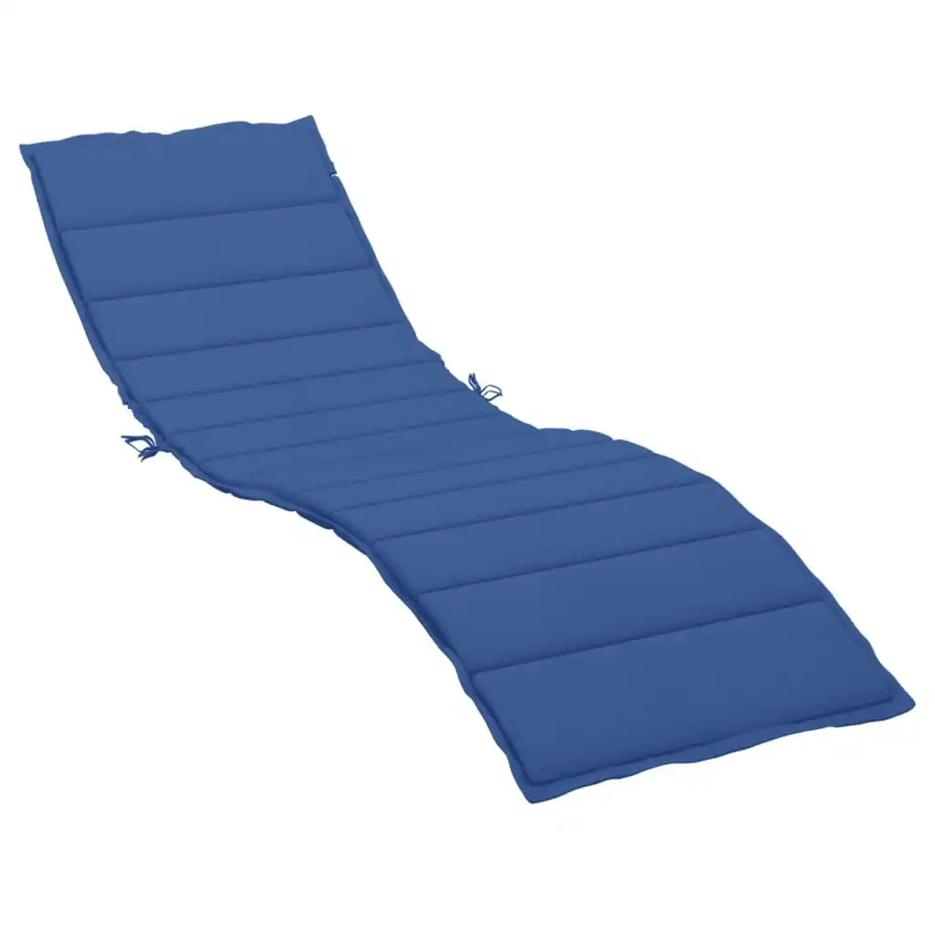 Sun Lounger Cushion Royal Blue 200x70x3cm Oxford Fabric 314228