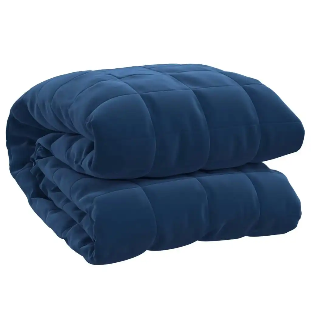 Weighted Blanket Blue 150x200 cm 11 kg Fabric 350793