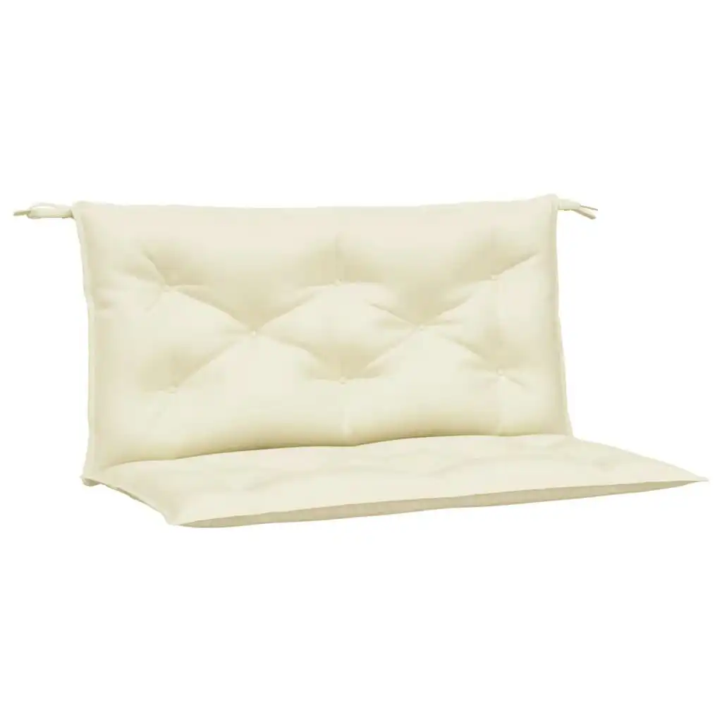 Garden Bench Cushions 2 pcs Cream 100x50x7 cm Oxford Fabric 361661