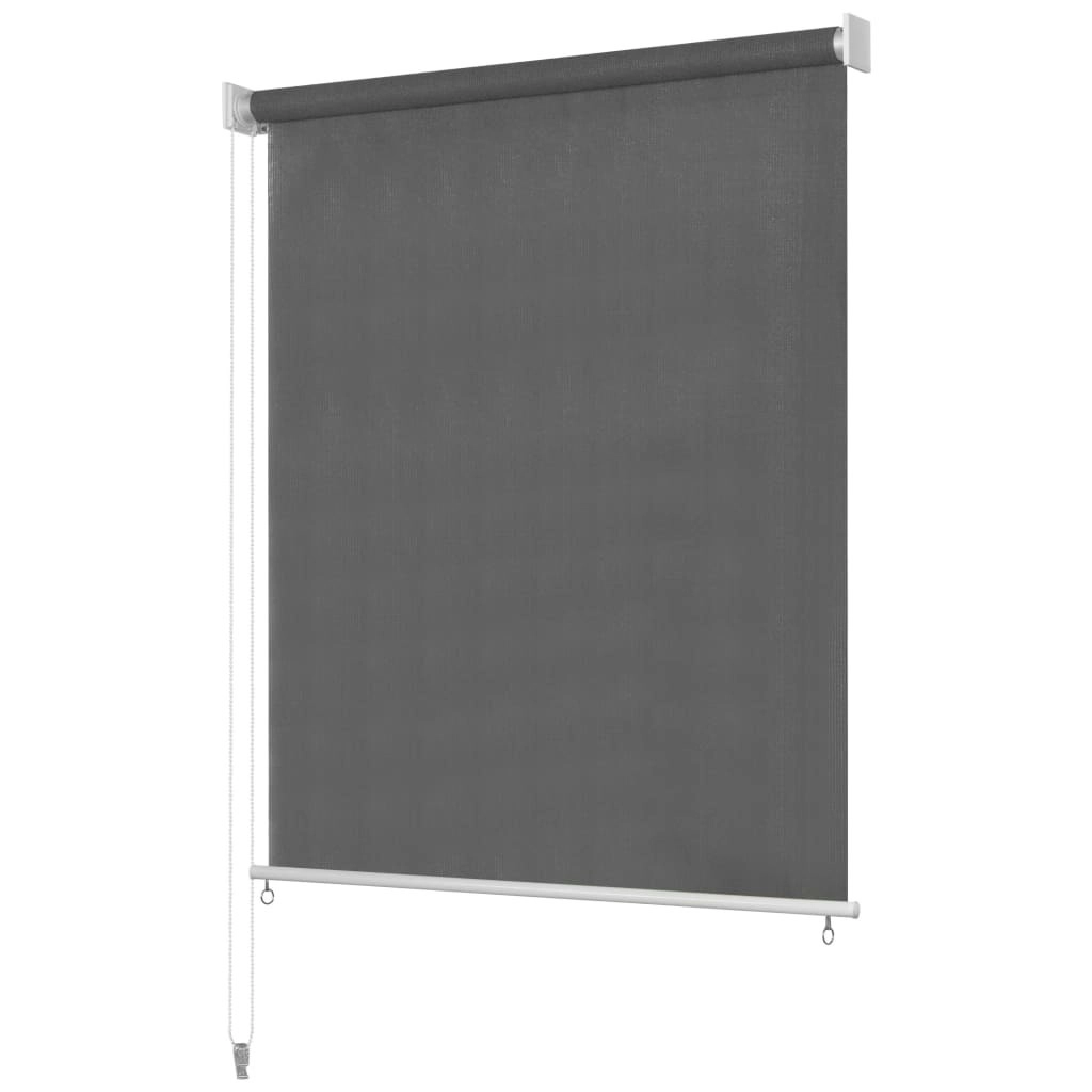 Outdoor Roller Blind 240x140 cm Anthracite 43489