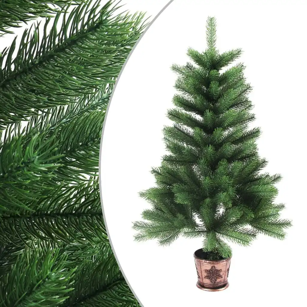 Artificial Christmas Tree Lifelike Needles 90 cm Green 284327